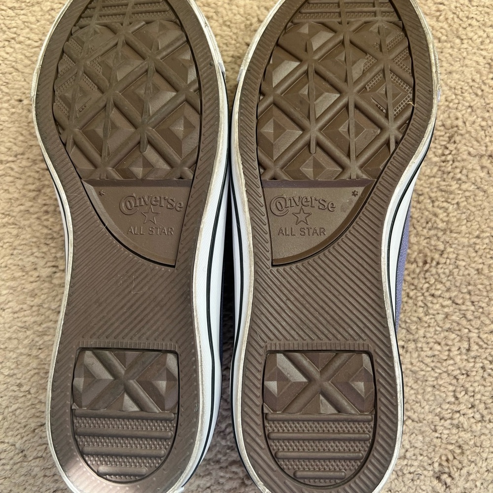 Converse Two-Tone Green and Purple Sneakers - Picture 7 of 10